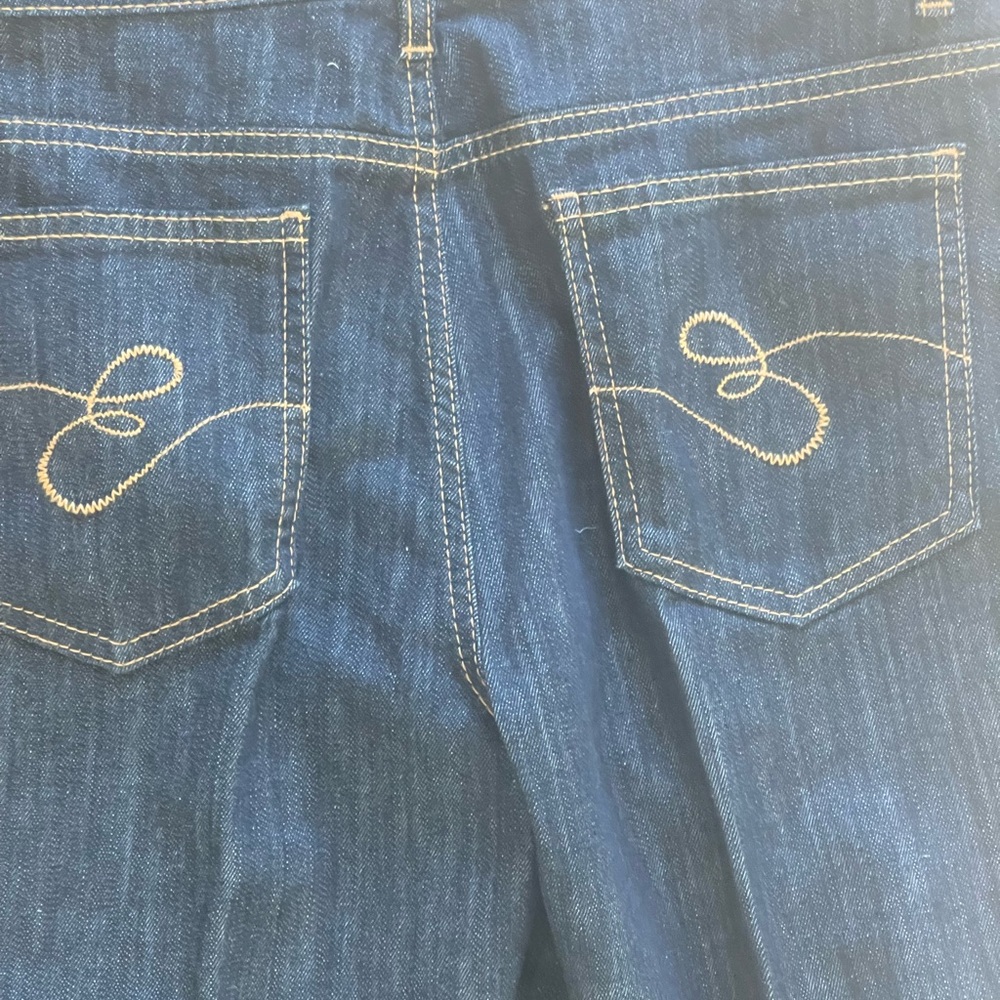 Escada Dark Indigo Flare Jeans - Picture 4 of 13